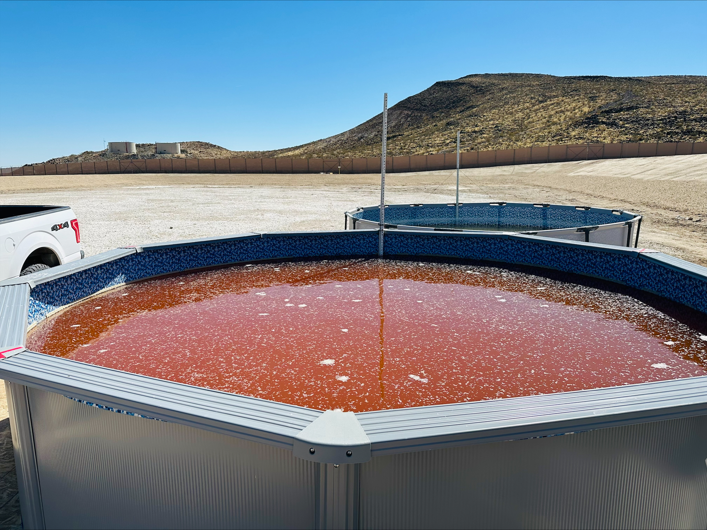 Picture of test setup using ESM methods